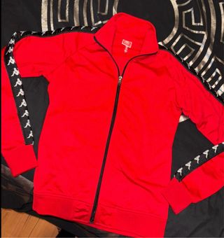 Chaqueta Kappa Roja con Logo