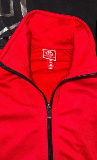 Chaqueta Kappa Roja con Logo