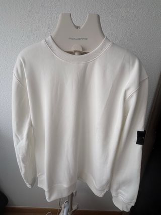 Sudadera Stone Island Blanca