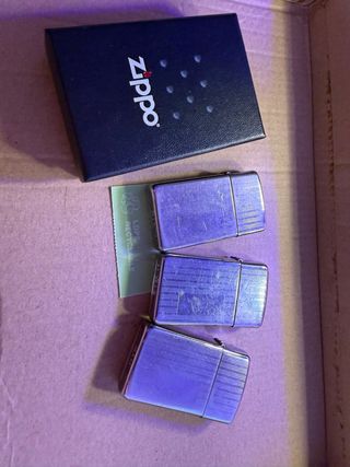 3 Accendini Zippo Slim