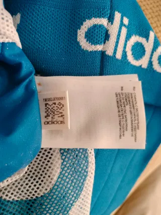 Chaqueta Adidas Talla M Azul y Blanca