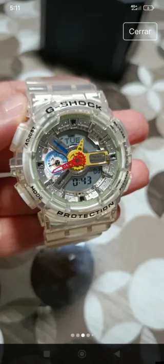 Reloj Casio G-Shock Transparente Edición especial