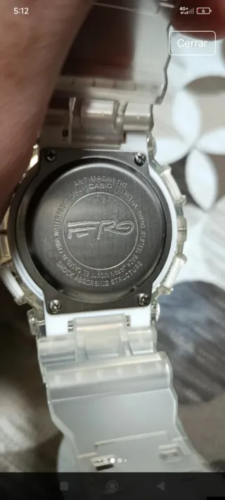 Reloj Casio G-Shock Transparente Edición especial