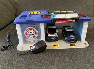 garaje estacion de emergencia de juguete