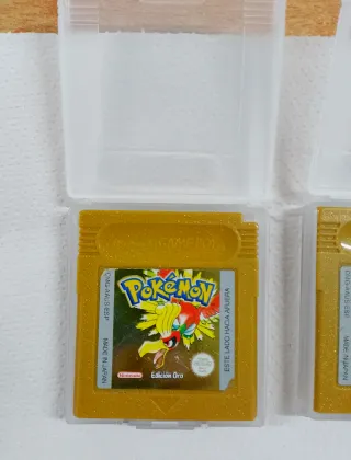 2x Pokémon Edición Oro Game Boy