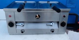 Freidora doble acero inoxidable