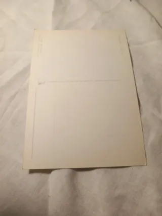 Cartolina storica con mappa e figura