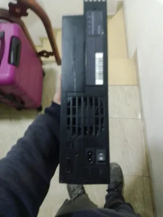 Consola Sony PS2 Fat Negra