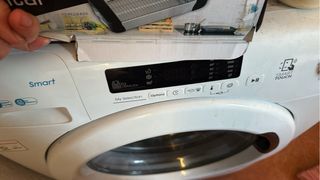 Lavadora Candy 10kg factura carrefour