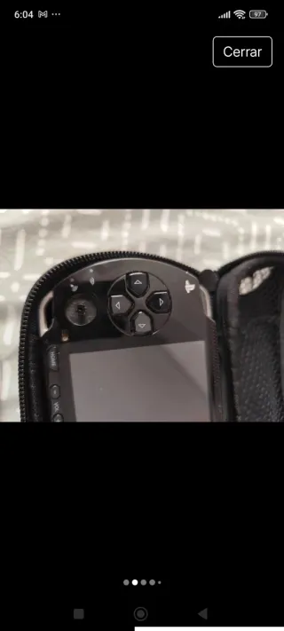 Lote PSP Negra + 7 Juegos UMD