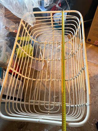 Culla in vimini con ruote