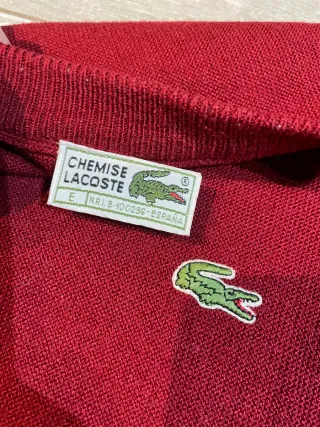 Jersey Lacoste Burdeos XL