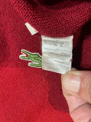 Jersey Lacoste Burdeos XL