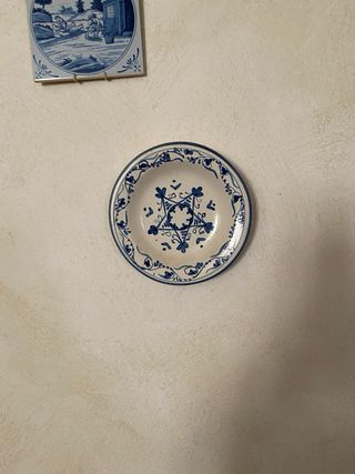 Set 4 piatti decorati a mano