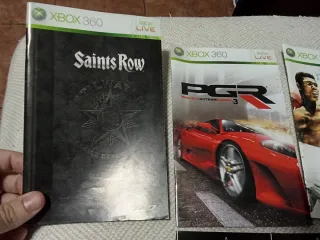 Manuali Xbox 360: Saints Row, PGR, Fight Night