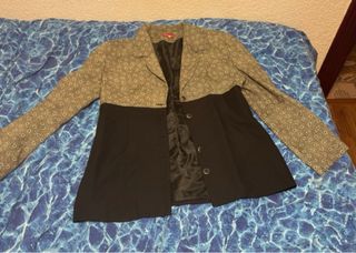 Traje vintage Edward'os beige y negro
