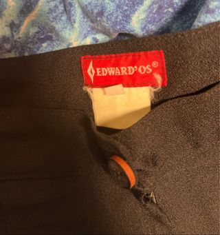 Traje vintage Edward'os beige y negro