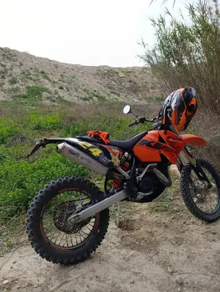 KTM 525EXC finales de 2004