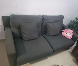Sofá de 2 plazas gris