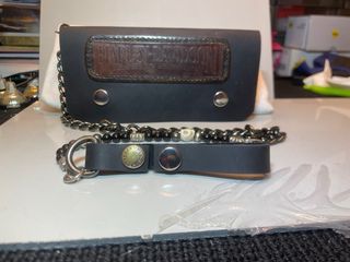 Portafoglio Harley Davidson con catena