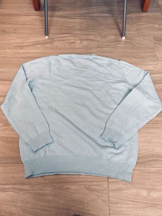 Maglione Uomo Azzurro in cashmere/lana merino