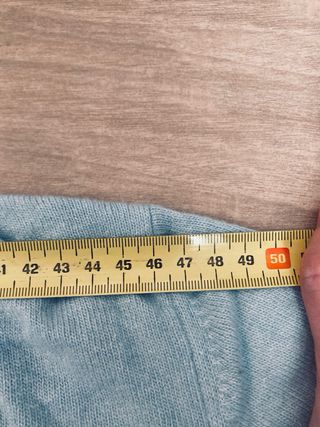 Maglione Uomo Azzurro in cashmere/lana merino