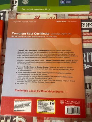 Cambridge Complete First Certificate Libro