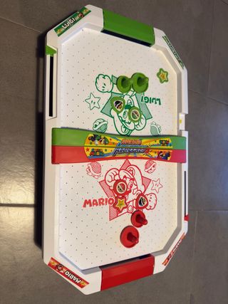 Juego de mesa Hockey Aire Mario Luigi