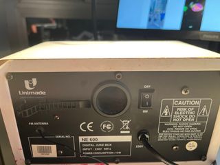 Radio Digital Unimade NE 600 Lector SD