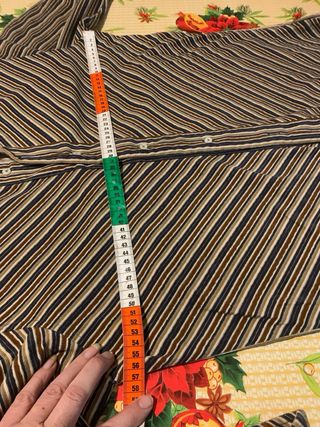 Camicia uomo Tipo's righe vellutino tg M