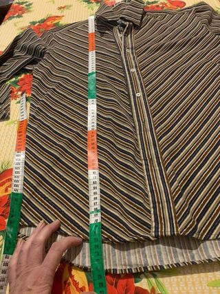 Camicia uomo Tipo's righe vellutino tg M