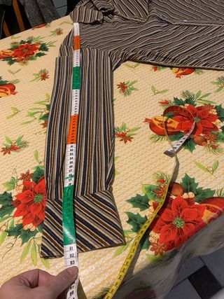 Camicia uomo Tipo's righe vellutino tg M