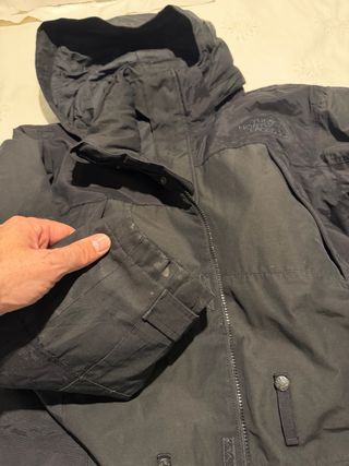 Parka The North Face Plumas Talla XL Negra