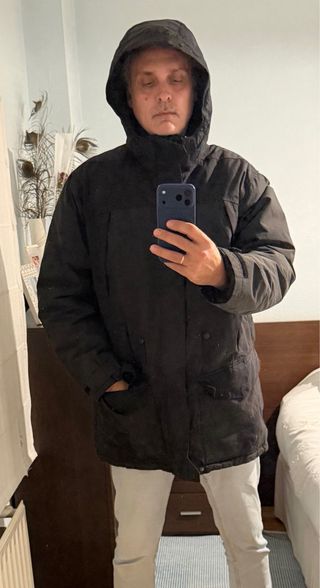 Parka The North Face Plumas Talla XL Negra