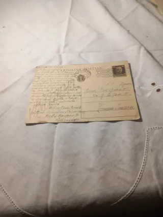 Cartolina Postale antica con stampa Vinceremo