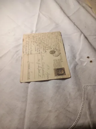 Cartolina Postale antica con stampa Vinceremo