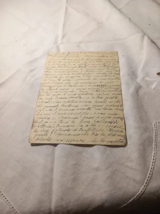 Cartolina Postale antica con stampa Vinceremo