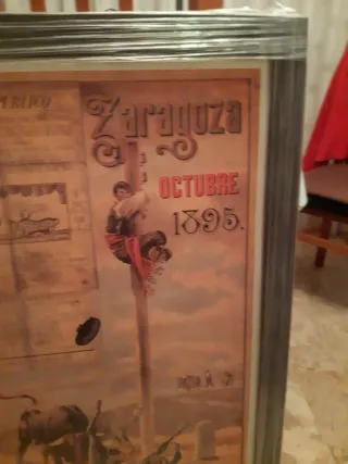 Cuadro Taurino Zaragoza Octubre 1895