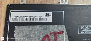 Teclado "Dell Latitude E5250" con retroiluminación