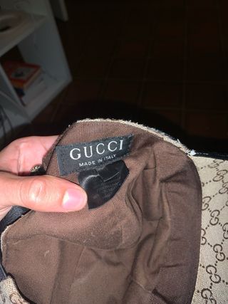 Gorra Gucci Beige/Marrón Desgastada Precio negocia