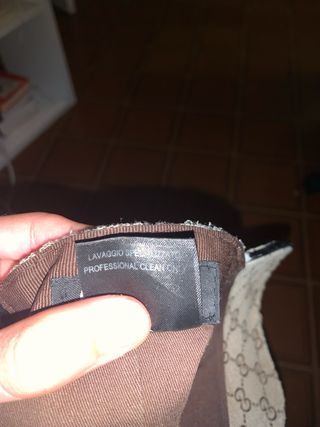 Gorra Gucci Beige/Marrón Desgastada Precio negocia