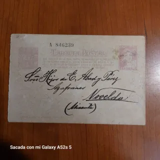 Entero postal republicana 25cts 1939