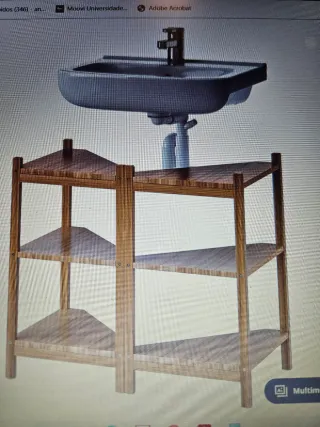 Estantería Esquinera Bambú Ikea