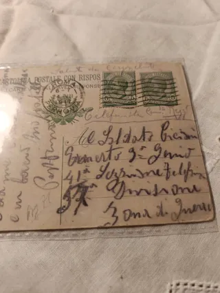 Cartolina Postale con Risposte