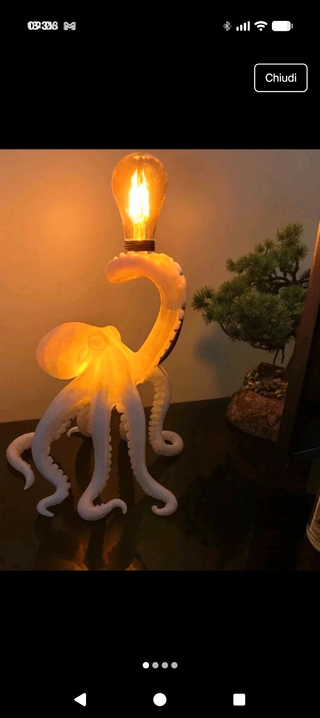 Octopus lamp