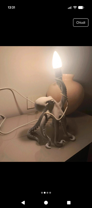Octopus lamp