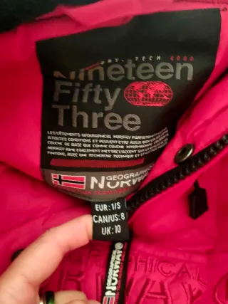 Cazadora Geographical Norway Roja Talla S