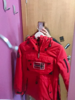 Cazadora Geographical Norway Roja Talla S
