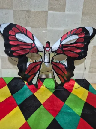 Máscara Mariposa Vintage Disfraz
