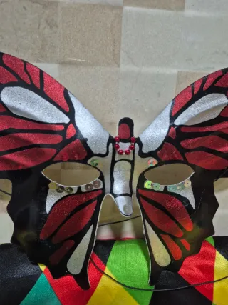 Máscara Mariposa Vintage Disfraz